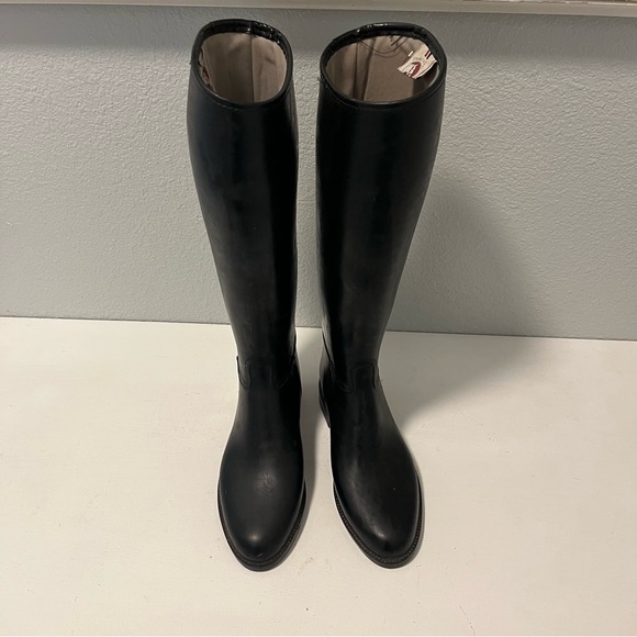 Ovation Cottage Craft Women’s Black Rubber Boots Tall Size US 6/ EU 36 - Picture 2 of 8